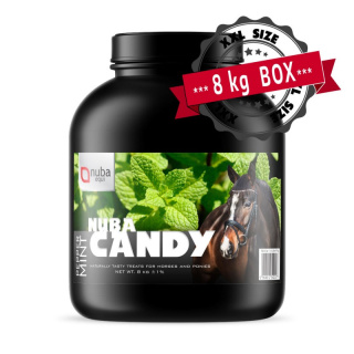 Smakołyki dla koni o smaku miętowym XXL Nuba Equi Candy PepperMint 8 kg