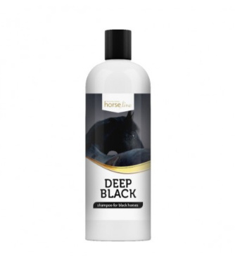 Szampon do koni karych i ciemnych HorseLinePRO Deep Black 500 ml