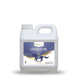 Olej lniany dla koni HorseLinePRO Linseed Oil 2000 ml