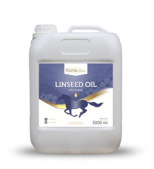 Olej lniany dla koni HorseLinePRO Linseed Oil 5000 ml