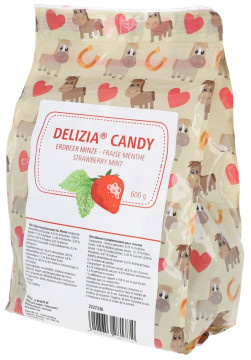 Smakołyki dla konia Kerbl Delizia Candy - Truskawka/Mięta 600 g