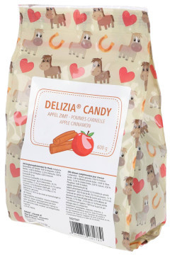 Smakołyki dla konia Kerbl Delizia Candy - Jabłko/cynamon 600 g