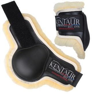 Ochraniacze tylne Kentaur "Profi Jump" z futrem naturalnym