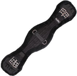 Popręg ujeżdżeniowy z futrem syntetycznym Kentaur "Oslo" z gumami