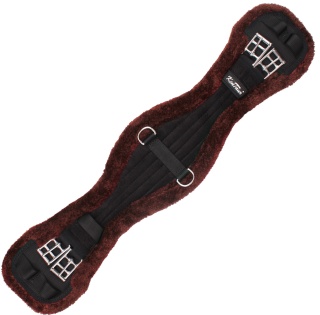 Popręg ujeżdżeniowy z futrem syntetycznym Kentaur "Stockholm" z gumami