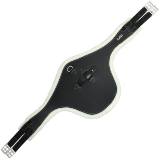 Popręg z fartuchem Kentaur "Cassis" z futrem syntetycznym