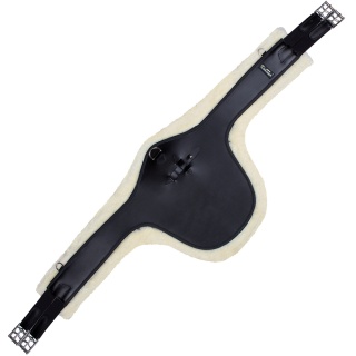 Popręg skórzany Kentaur "Toulon" z syntetycznym futrem