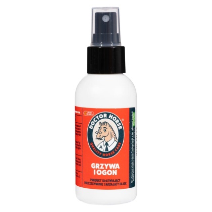 Produkt ułatwiający rozczesywanie i nadający blask Doctor Horse Grzywa i Ogon 100 ml