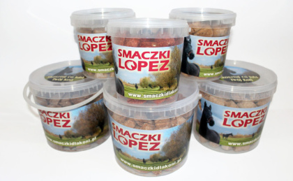 Smaczki Lopez różne smaki wiaderko 3 L