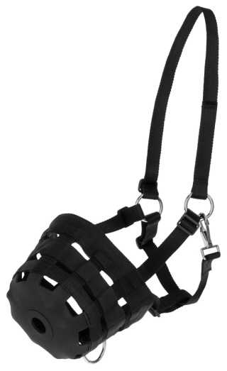 Kaganiec dla konia nylonowy Covalliero - czarny