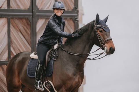 Czaprak ujeżdżeniowy Kentucky Saddle Pad Glitter Rope Dressage
