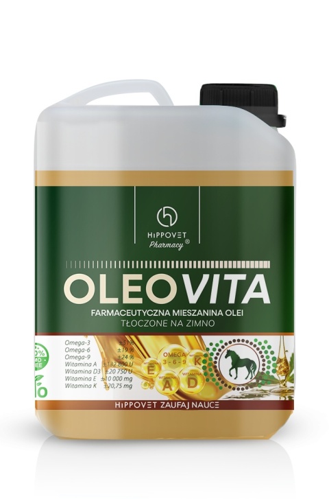 Farmaceutyczna mieszanina olei Hippovet Pharmacy OLEOVITA – 2,5L