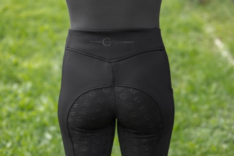 Legginsy jeździeckie Covalliero ClassicStar damskie - czarne
