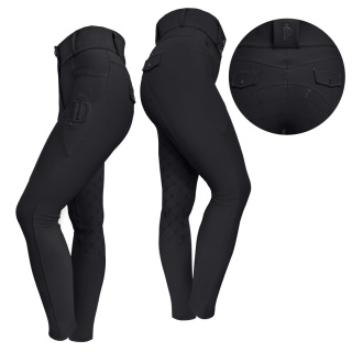 Legginsy jeździeckie JD Attack Elite z pełnym lejem