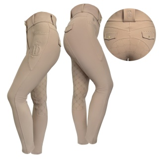 Legginsy jeździeckie JD Attack Elite z pełnym lejem