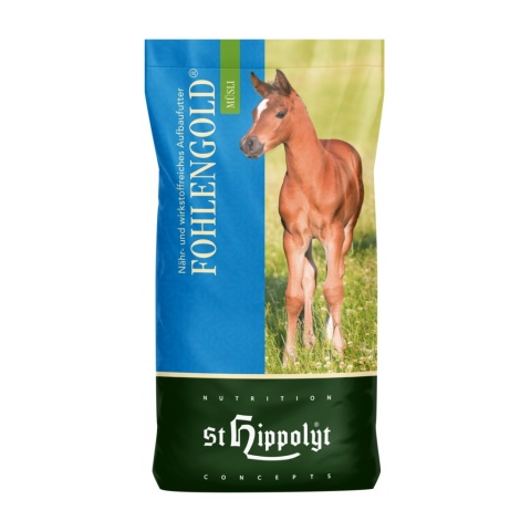Mieszanka dla źrebiąt i młodych koni St Hippolyt Fohlengold musli - 20 kg
