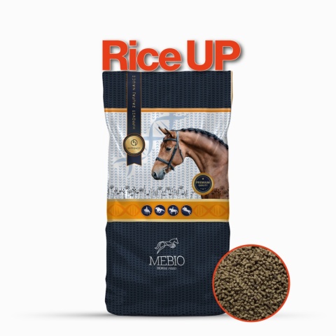 Otręby ryżowe dla koni sportowych Mebio Rice Up – 15 kg
