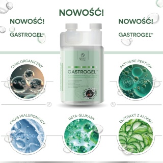 Suplement na wrzody(żel) Hippovet Pharmacy Gastrogel - 1,2L